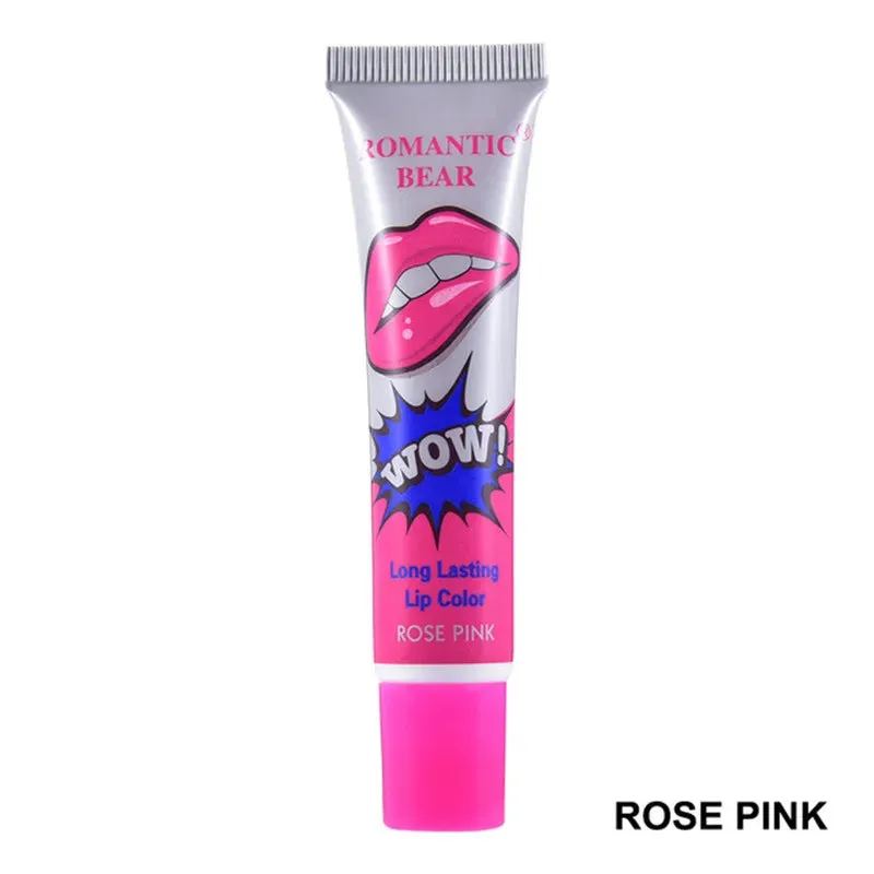 Amazing Peel Off Liquid Lipstick - Waterproof, Long-Lasting Lip Gloss. Tear Off Makeup Tattoo Lip Gloss, Lip Tint Cosmetic.