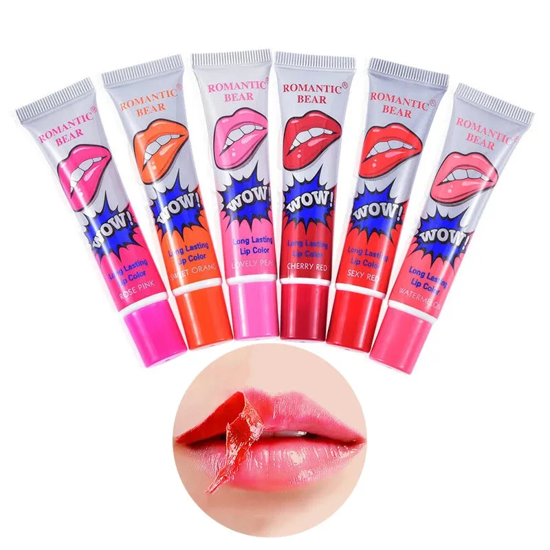 Amazing Peel Off Liquid Lipstick - Waterproof, Long-Lasting Lip Gloss. Tear Off Makeup Tattoo Lip Gloss, Lip Tint Cosmetic.