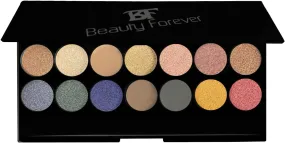Beauty Forever BF Mineral Based 14S Eye Shadow Palette 101