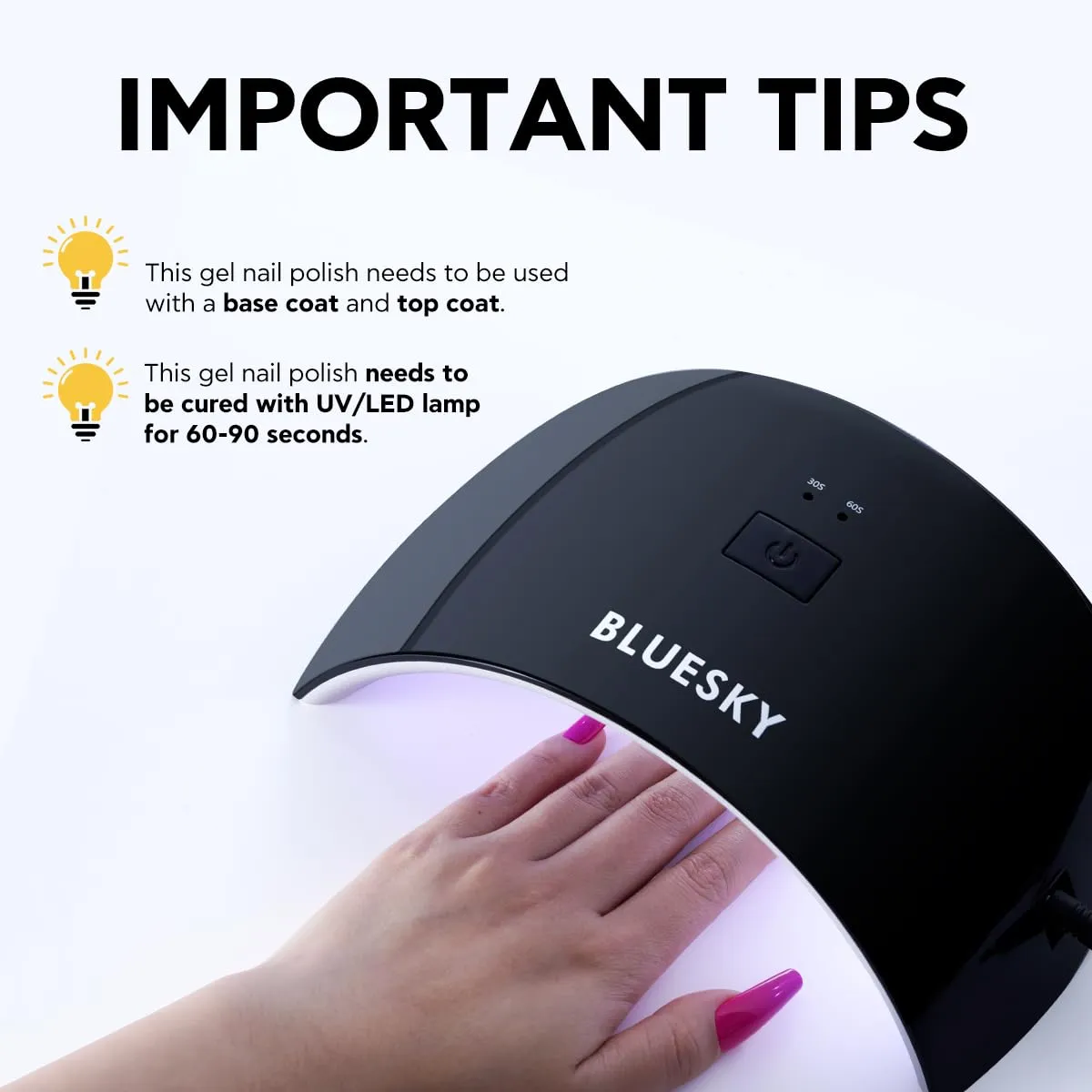 BLUESKY Gel Polish for Nails Color Pink Fragrant, Salon Manicure Single Bottle, Long Lasting&Chip Resistant,15ml,CS10P/FEARLESS