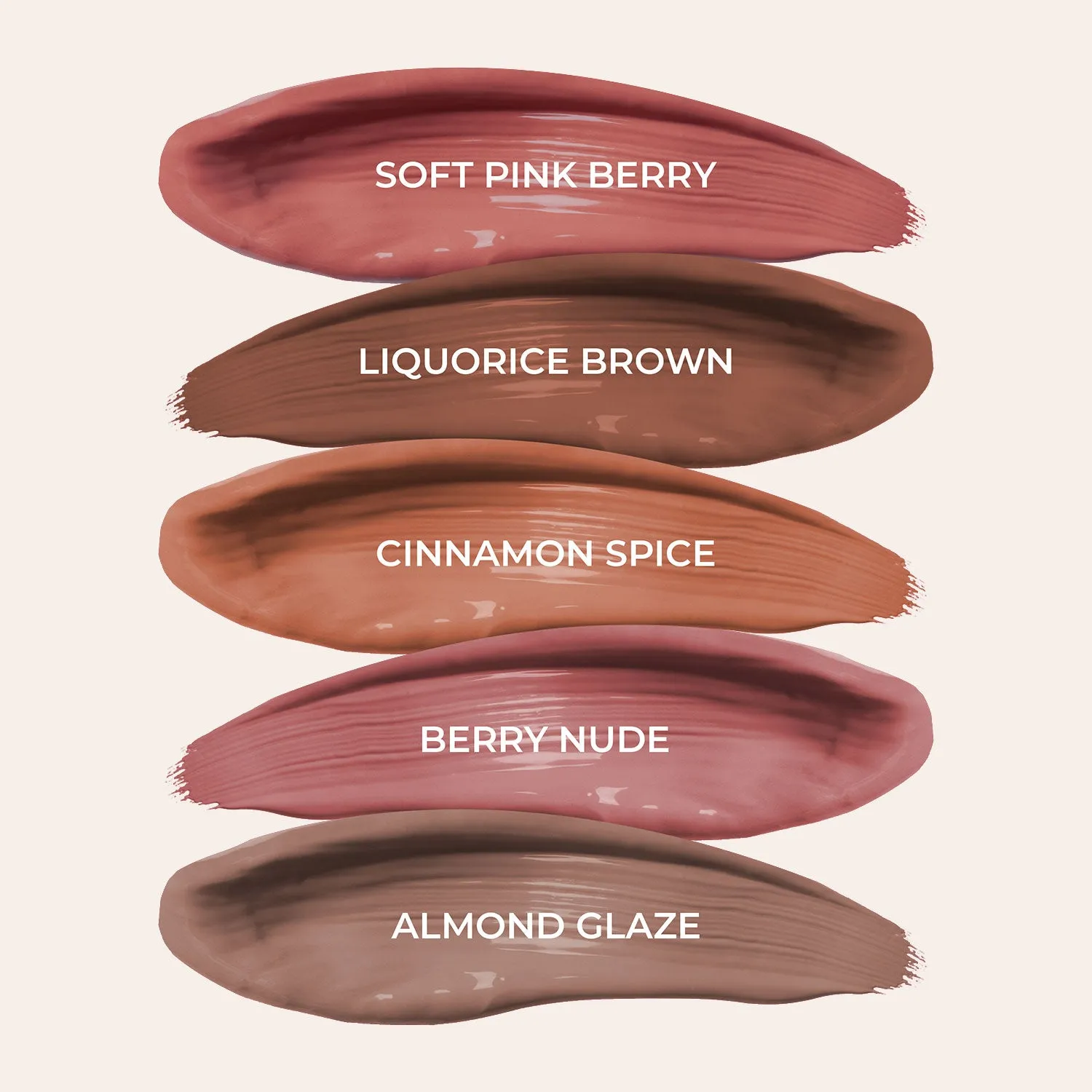 Brights And Pinks: Full-Size Herb Enriched Matte Liquid Lipstick Kit - Set of 5