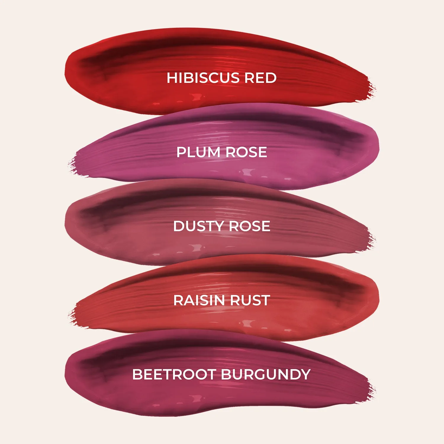 Brights And Pinks: Full-Size Herb Enriched Matte Liquid Lipstick Kit - Set of 5