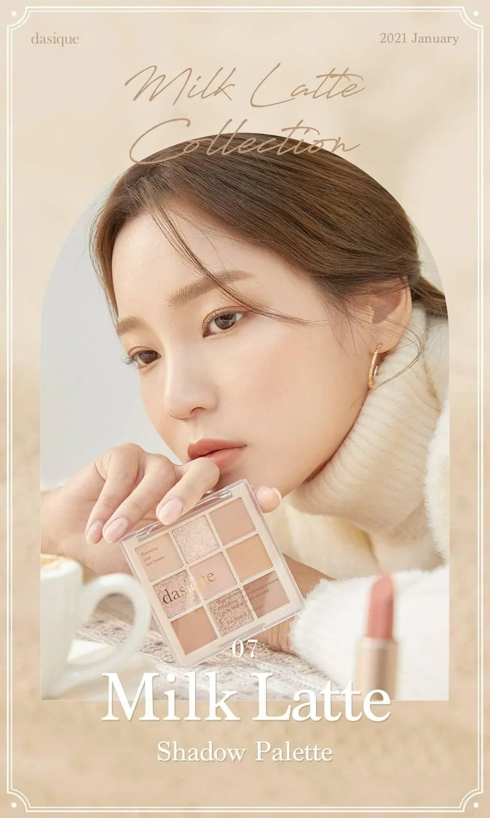 dasique Shadow Palette 07 Milk Latte