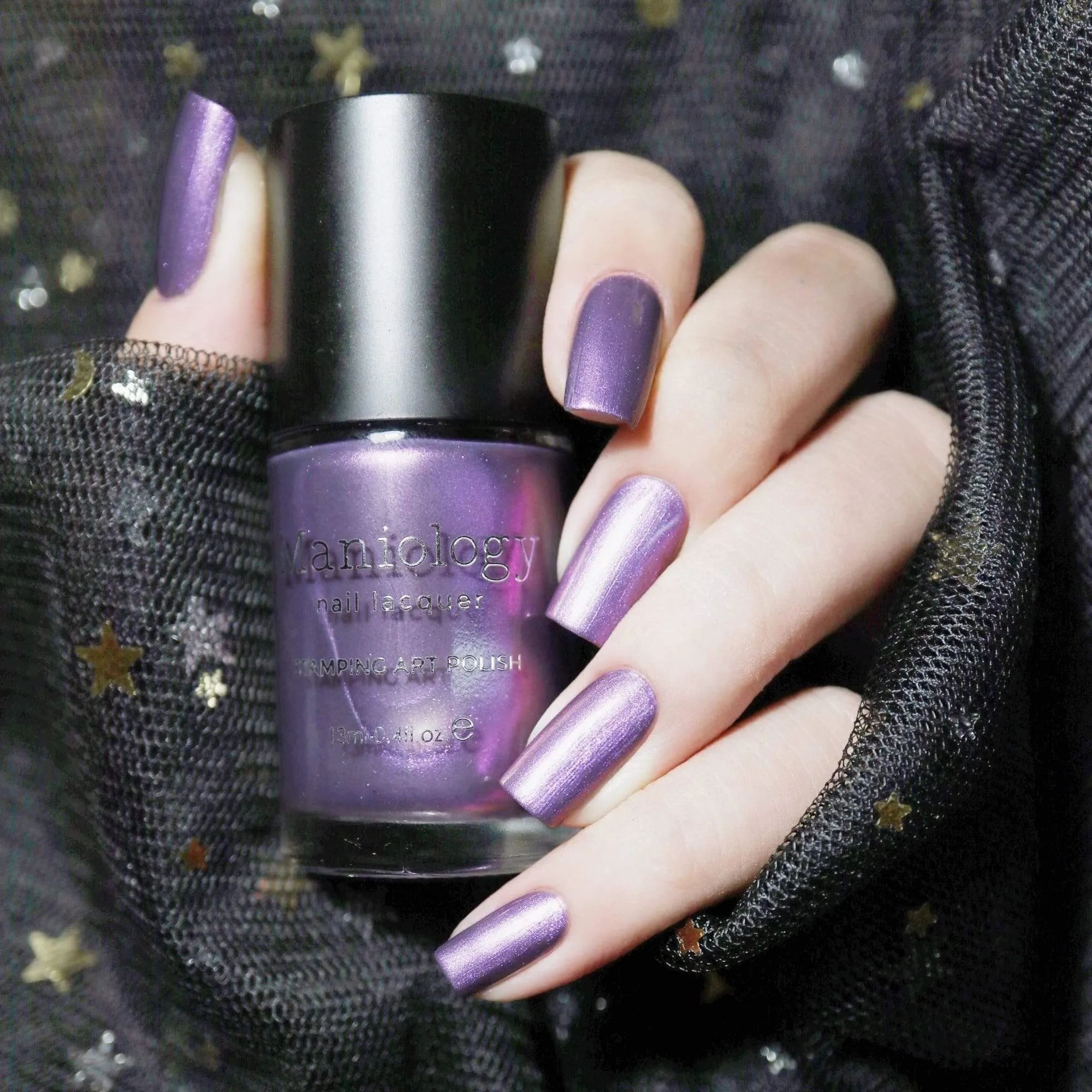 Grimm's Nightfall: 6-Piece Duochrome & Metallic Stamping Polish Set