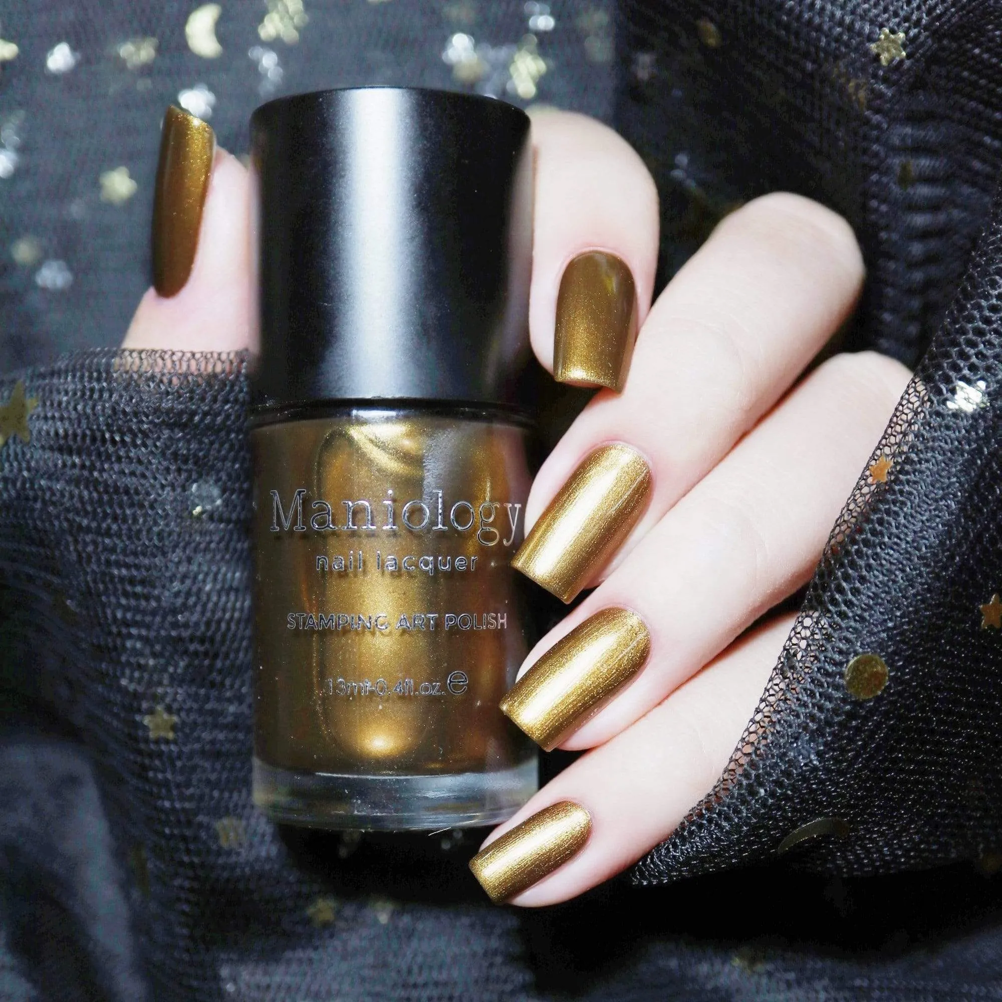 Grimm's Nightfall: 6-Piece Duochrome & Metallic Stamping Polish Set