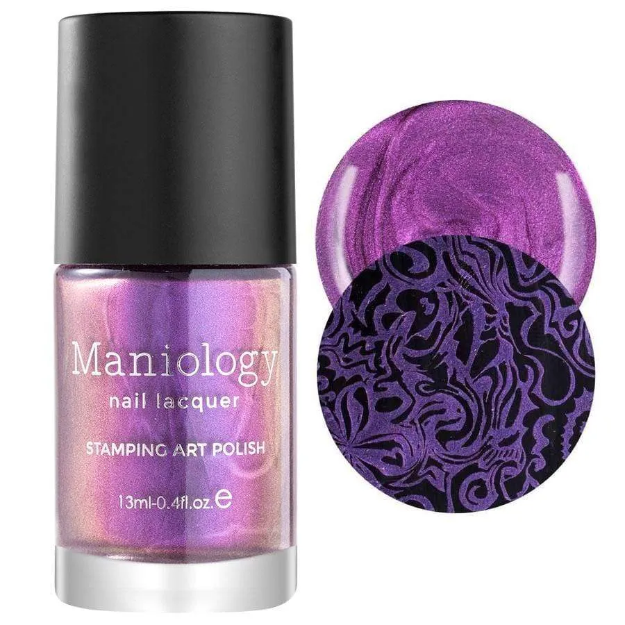 Grimm's Nightfall: 6-Piece Duochrome & Metallic Stamping Polish Set