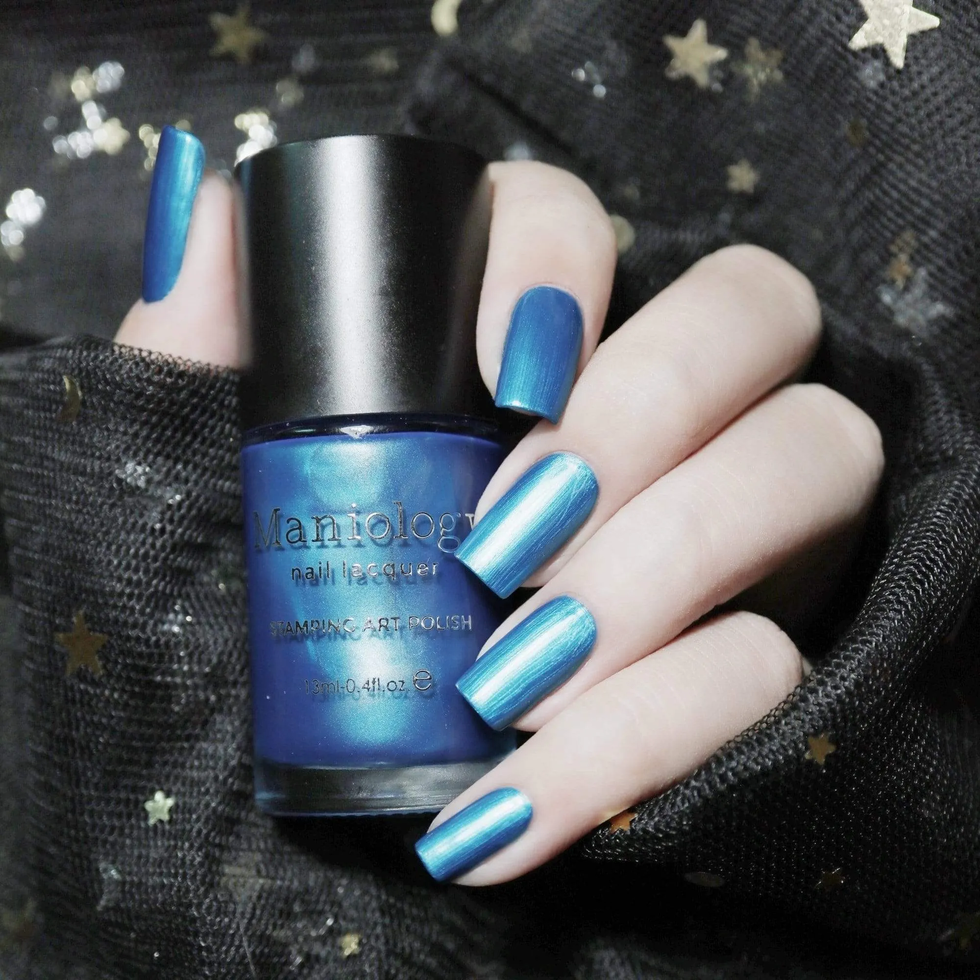 Grimm's Nightfall: 6-Piece Duochrome & Metallic Stamping Polish Set