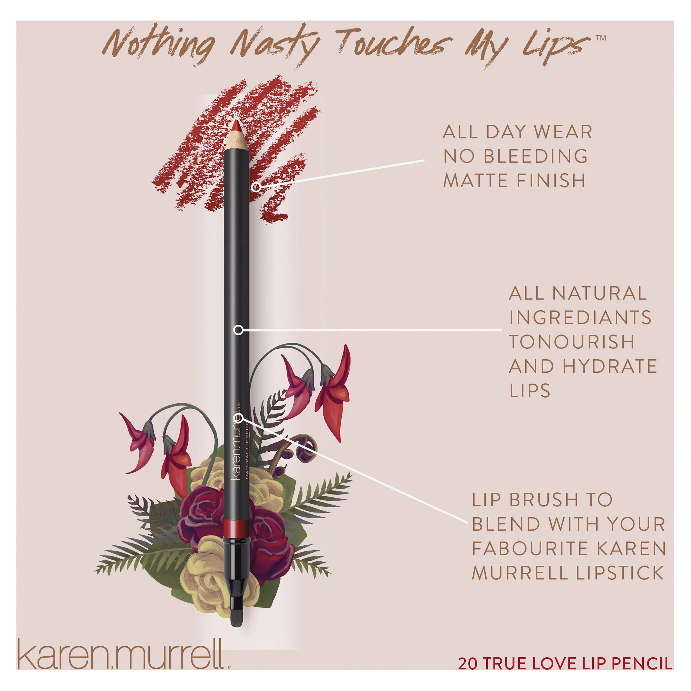 Karen Murrell  Lip Pencil 20 True Love