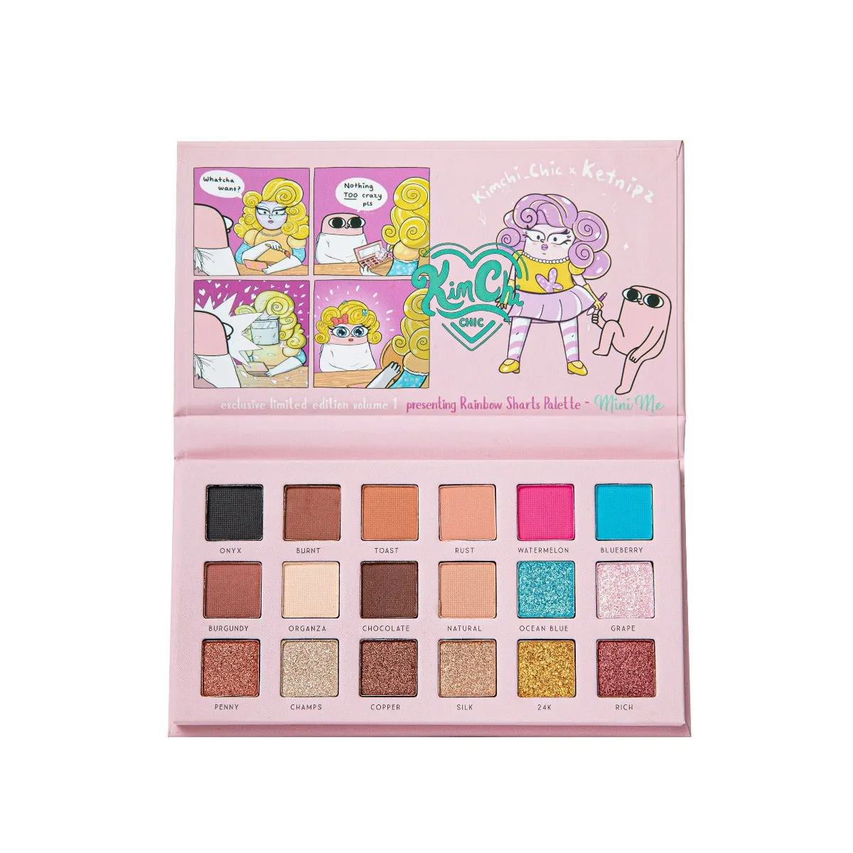 KIMCHI X KETNIPZ: Rainbow Sharts Mini Me Shadow Palette
