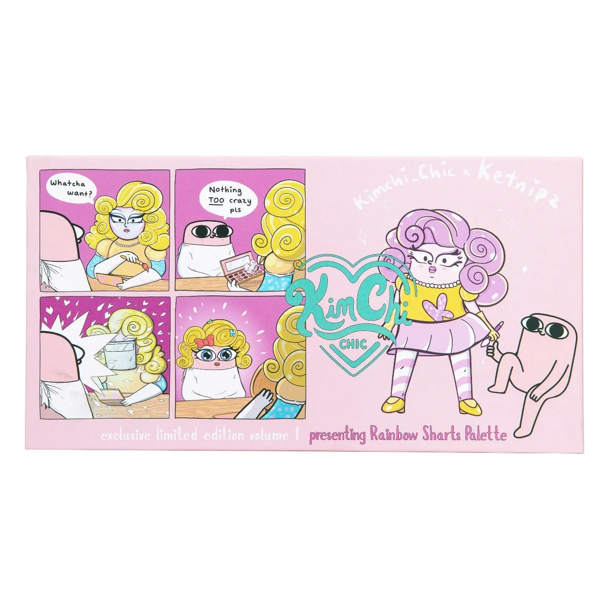 KIMCHI X KETNIPZ: Rainbow Sharts Mini Me Shadow Palette
