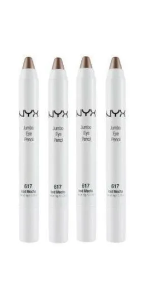 Lot of 4 - Nyx Jumbo Eye Pencil Color Jep617 Iced Mocha
