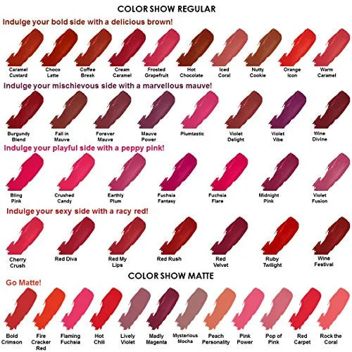 Maybelline Color Show Lip Matte, Hot Chili M203, 3.9g