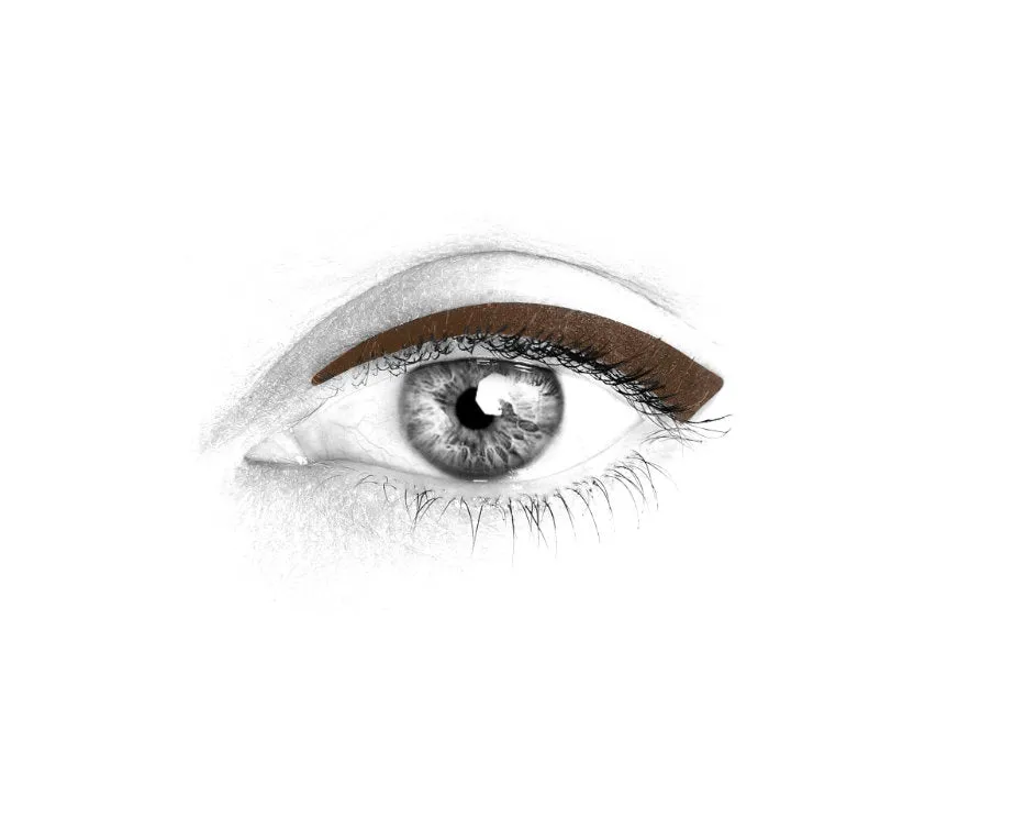 N°8 </br>Stick on eyeliners </br>dark brown - 3 styles
