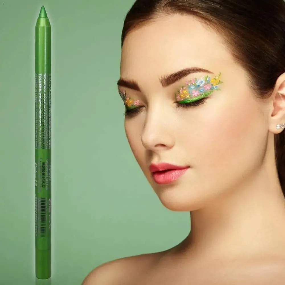 Neon Green Cat Eye Makeup Waterproof Liquid Eyeliner Pen