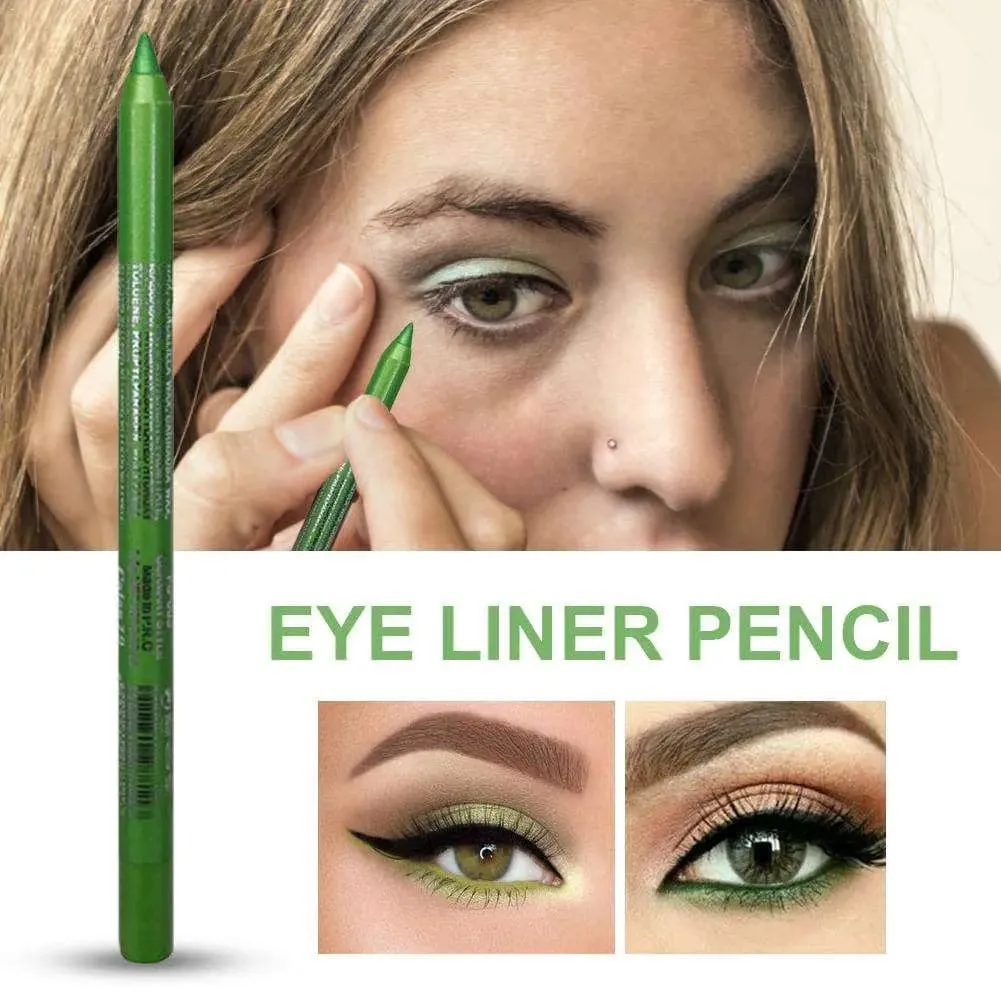Neon Green Cat Eye Makeup Waterproof Liquid Eyeliner Pen