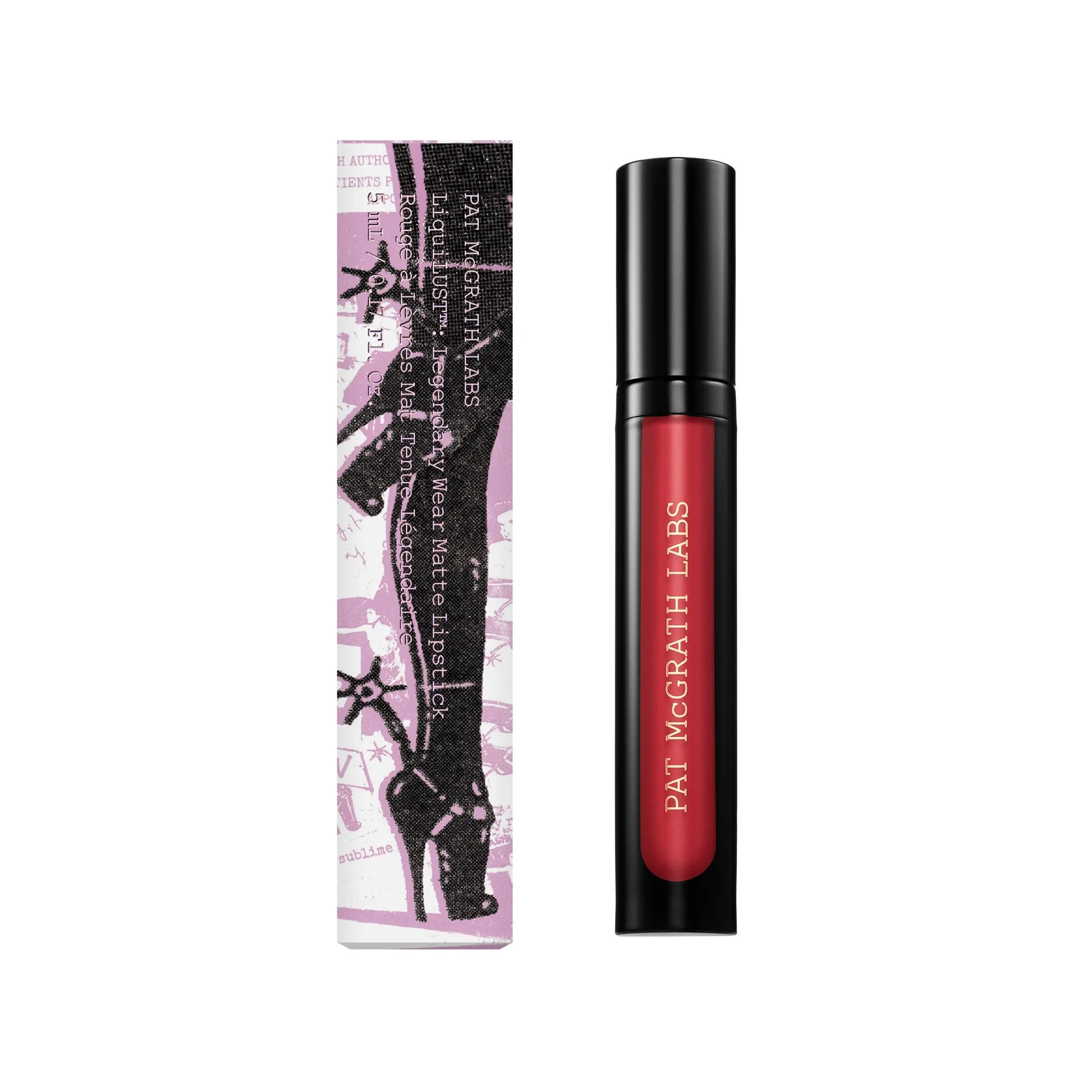 Pat McGrath LIQUILUST™: Legendary Wear Matte Lipstick - Elson 4 (Vivid Blue Red)