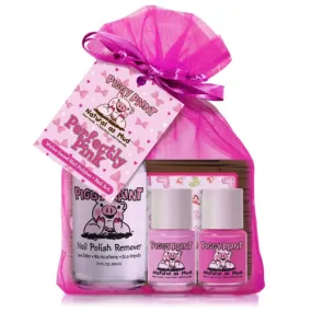 Piggy Paint 0.25 oz. Perfectly Pink Polish Set