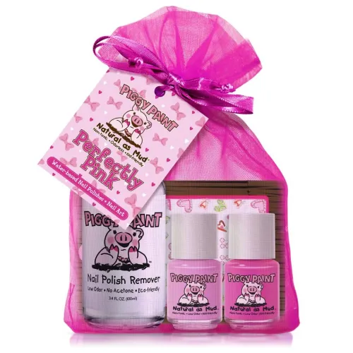 Piggy Paint 0.25 oz. Perfectly Pink Polish Set