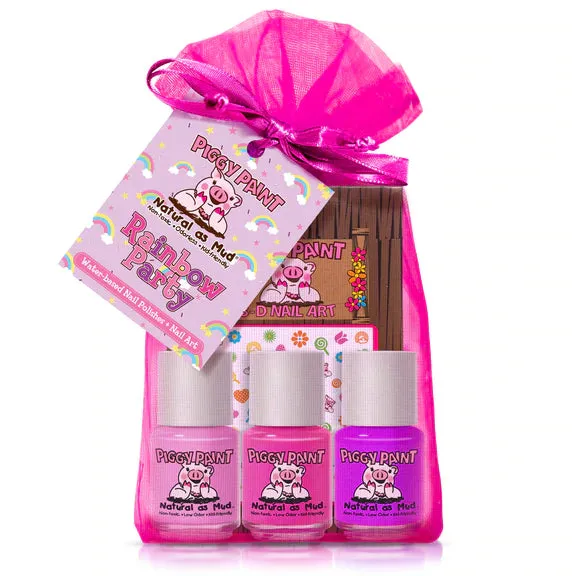 Piggy Paint, Gift Set Rainbow Party