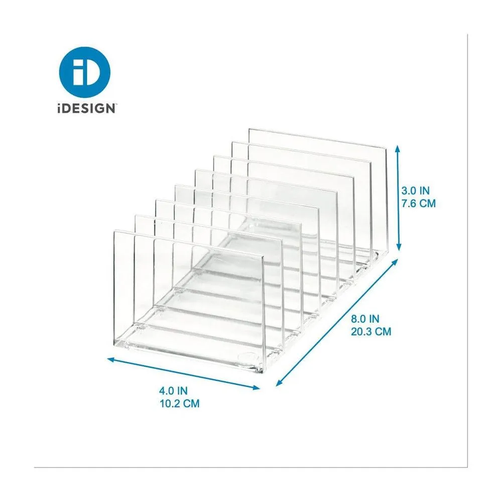 Sarah Tanno by iDesign 7 Compartment Palette Organiser Clear