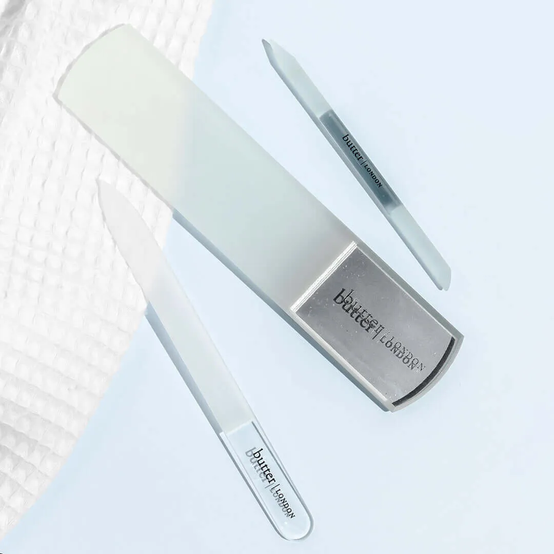 Signature Glass Pedicure Foot File & Callus Remover Tool