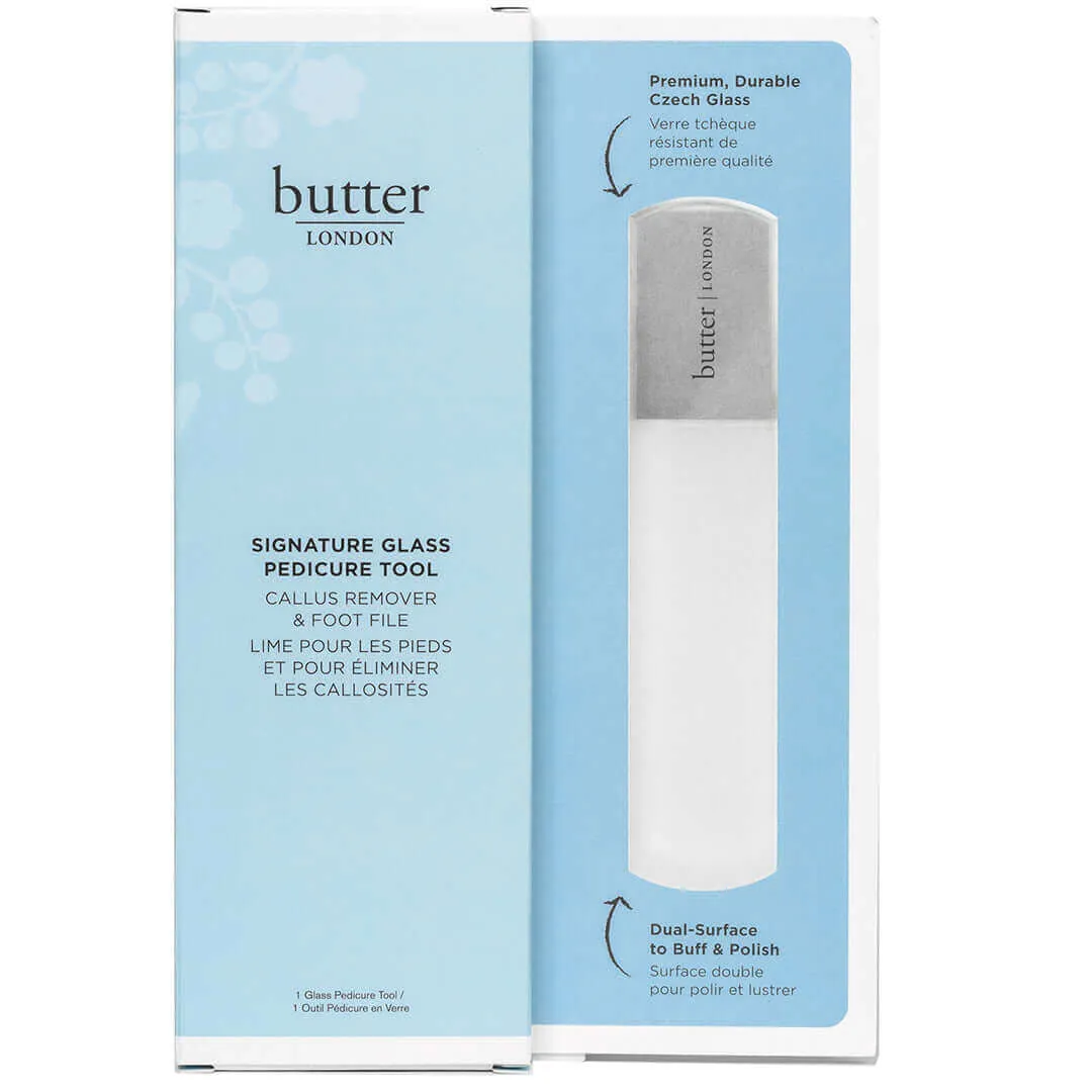 Signature Glass Pedicure Foot File & Callus Remover Tool