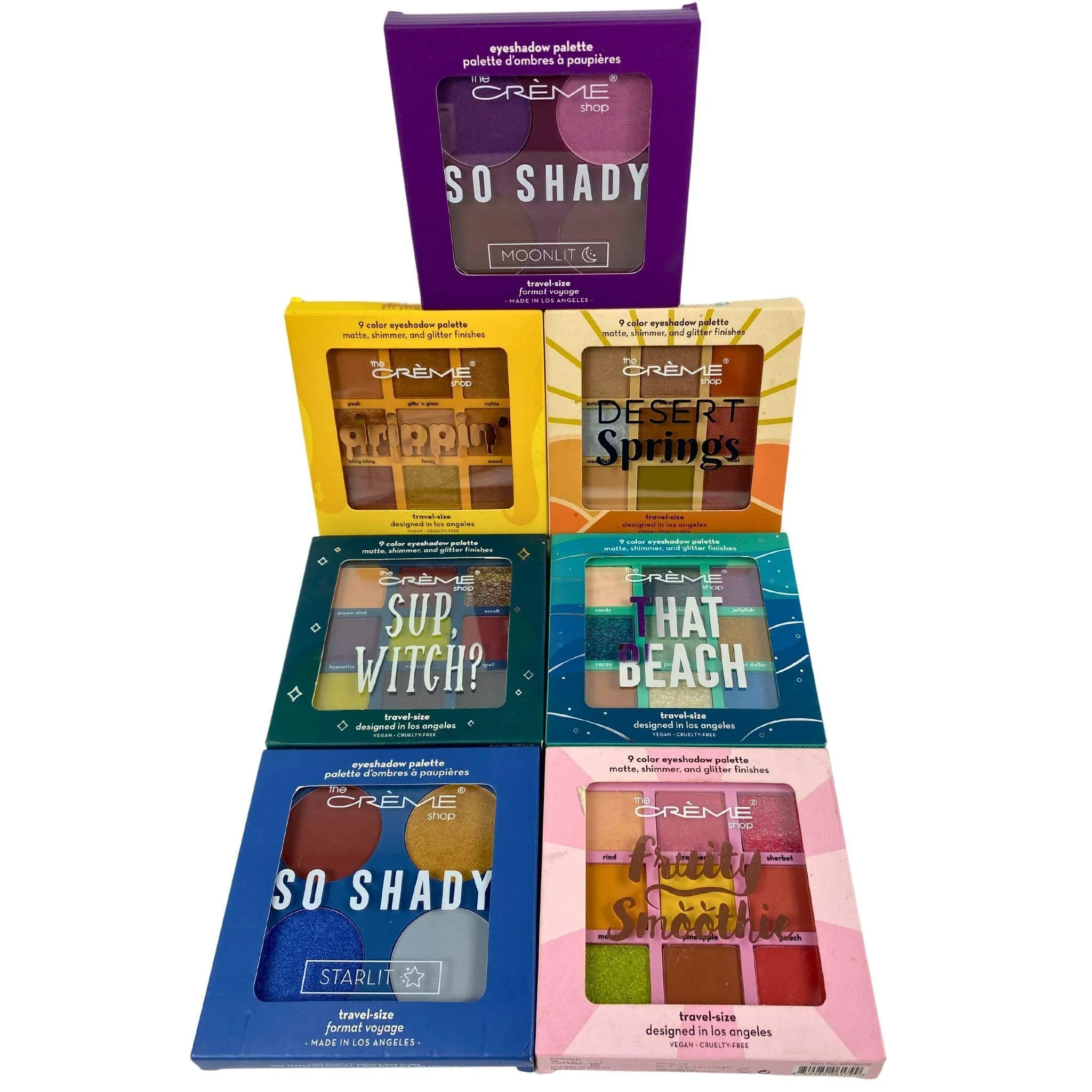 The Creme Shop Assorted Mix of Eyeshadow Palettes (50 Pcs Lot)
