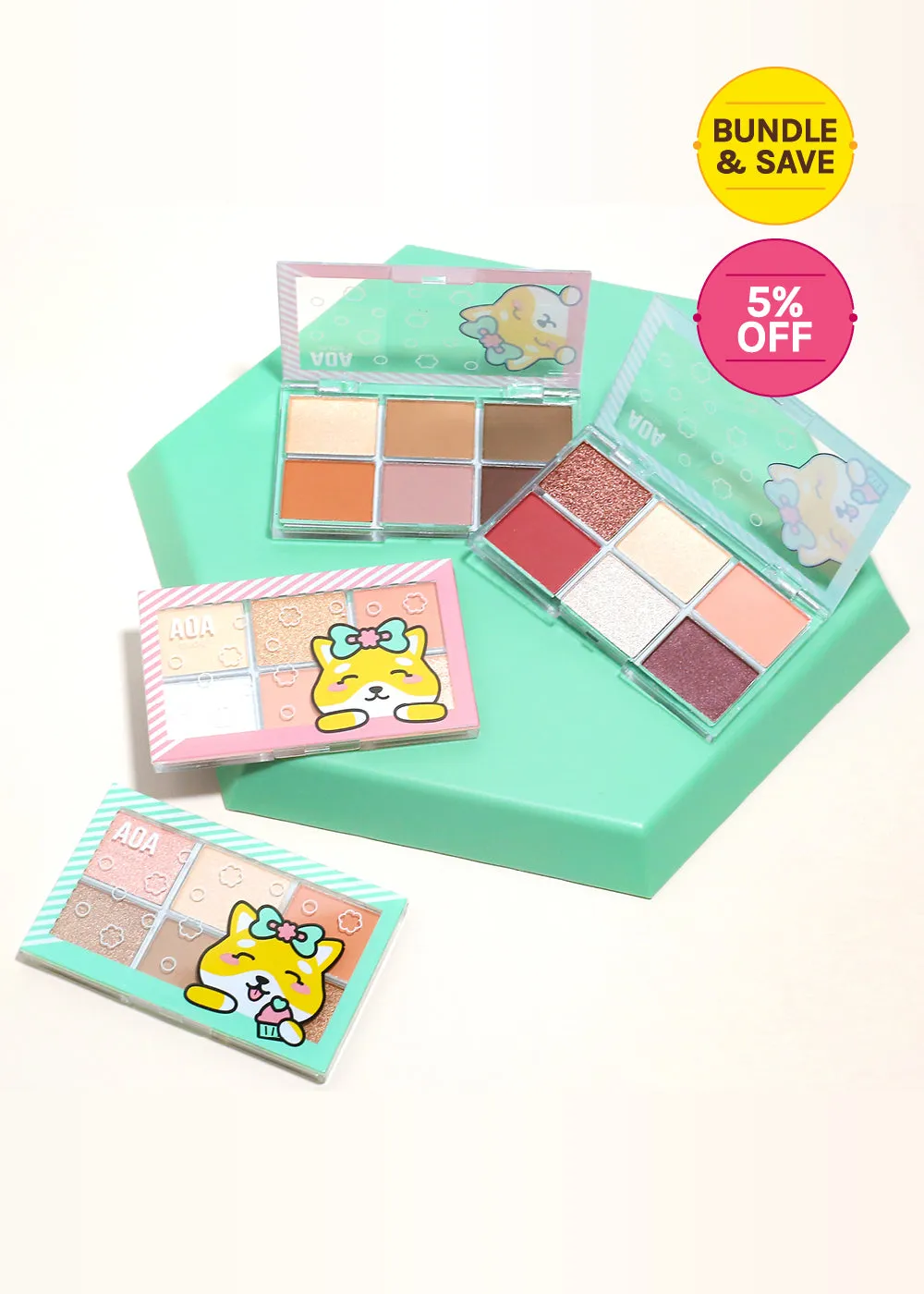Yumi's Debut 6 Color Eyeshadow Palettes