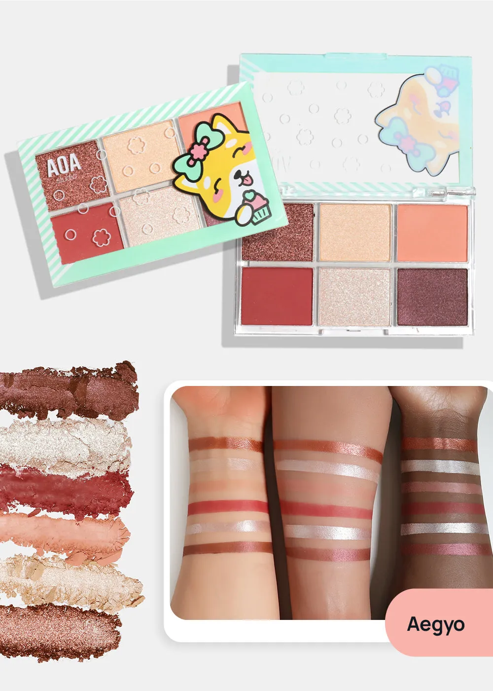 Yumi's Debut 6 Color Eyeshadow Palettes