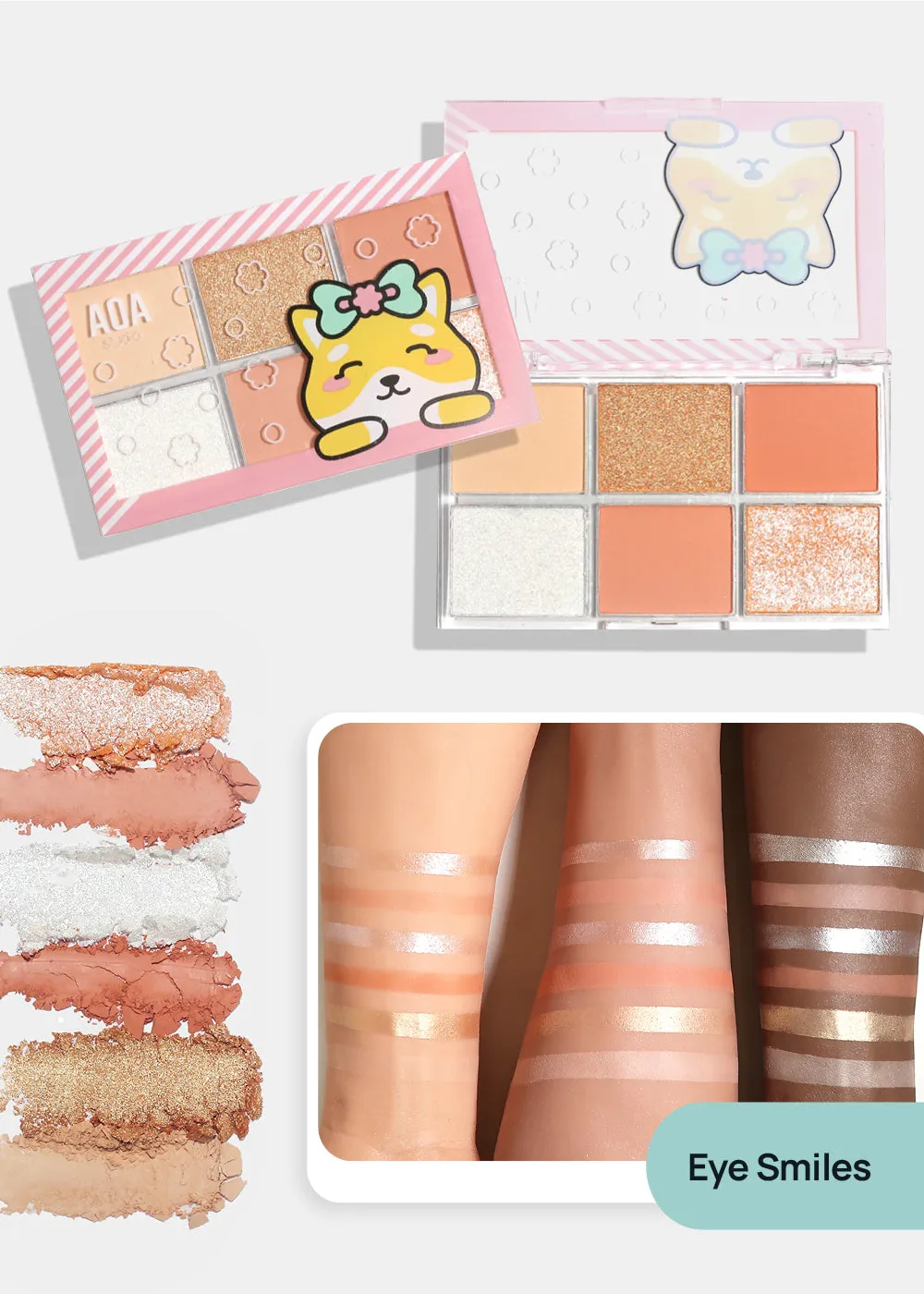 Yumi's Debut 6 Color Eyeshadow Palettes