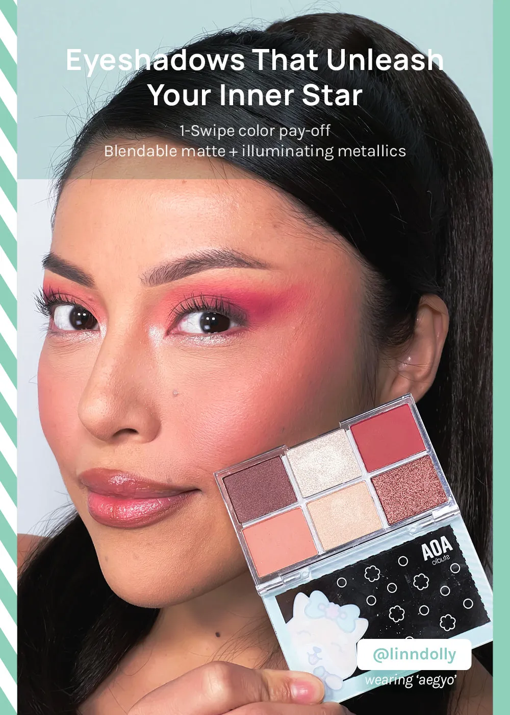 Yumi's Debut 6 Color Eyeshadow Palettes