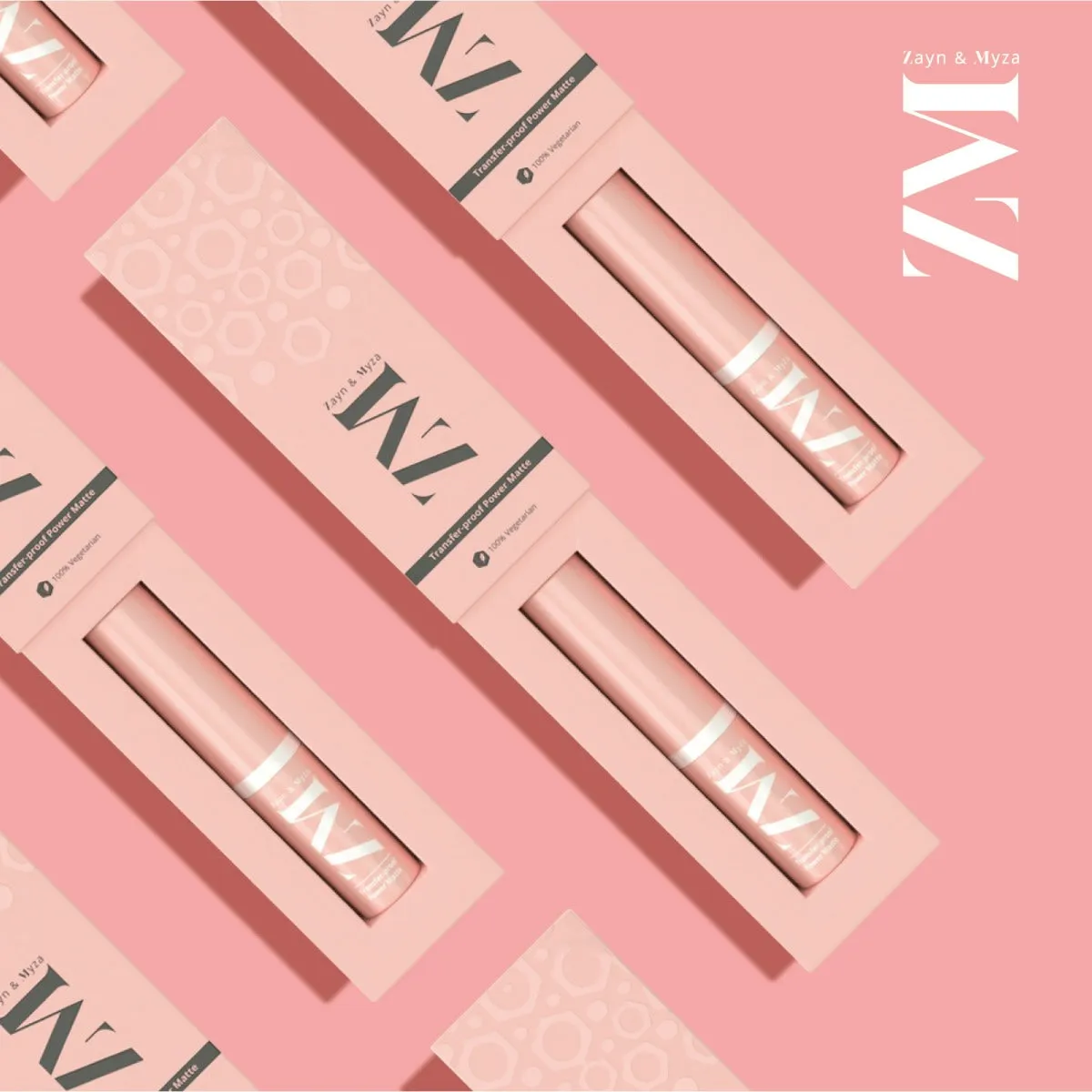 Zayn & Myza Transfer-proof Power Matte Lipstick (3.2g)- Cherry Nectar