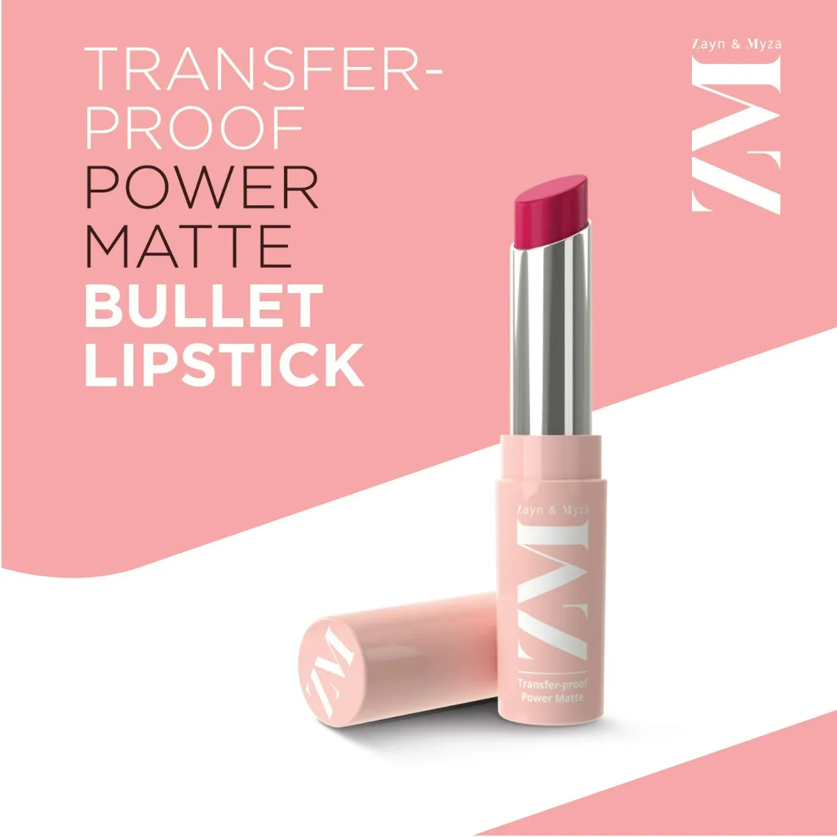 Zayn & Myza Transfer-proof Power Matte Lipstick (3.2g)- Cherry Nectar