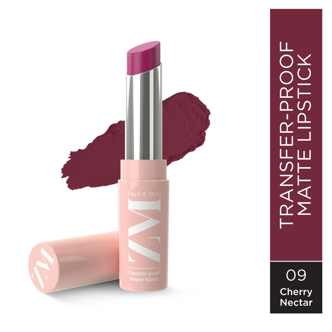 Zayn & Myza Transfer-proof Power Matte Lipstick (3.2g)- Cherry Nectar